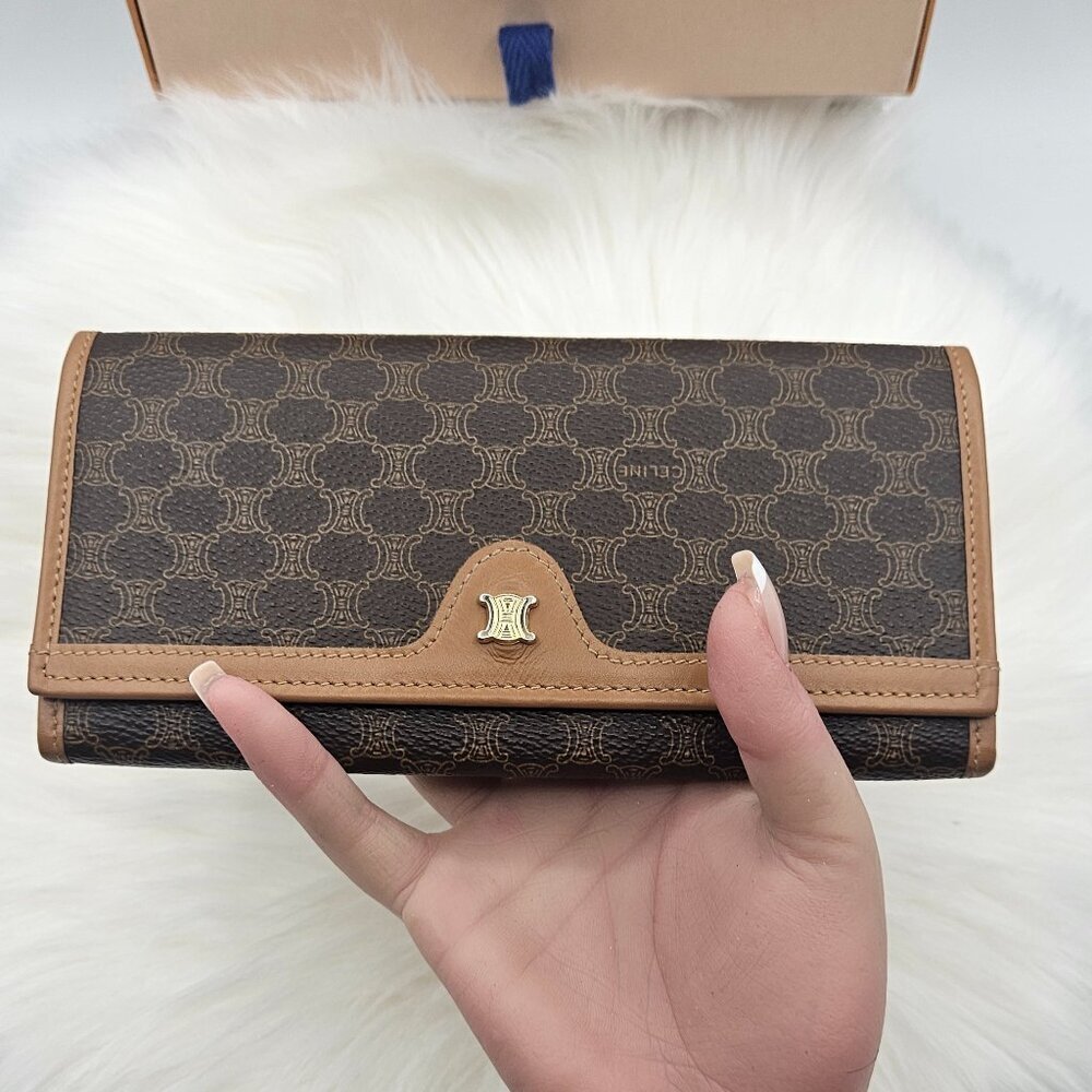 Celine  Macadam & Triomple Continental Wallet